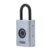 ABUS Touch 57/45 Fingerabdruck-Schloss - schlüsselloses, wetterfestes Vorhängeschloss - IP66 & IP68 - für Gym, Büro, Haus, Garten u.v.m., Silber, 45mm - 2