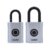 ABUS Touch 57/45 Fingerabdruck-Schloss - schlüsselloses, wetterfestes Vorhängeschloss - IP66 & IP68 - für Gym, Büro, Haus, Garten u.v.m., Silber, 45mm - 9
