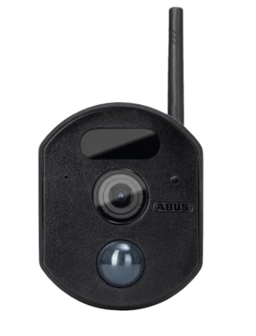 ABUS Überwachungskamera EasyLook BasicSet PPDF17000 – Kamera + tragbarer Monitor mit Touchscreen - einfache Handhabung, Alarm- und Aufnahme-Modus, Gegensprechfunktion, Nachtsicht, Schwarz, 1080p - 3