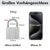 Anweller Vorhängeschloss Fingerabdruck, Vorhängeschloss Schloss mit Schlüssel, Vorhängeschloss Wetterfest, Fingerabdruck und Bluetooth entsperren, für Tür, Garage, Schule - 6
