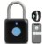 Fingerabdruck Schloss, Anweller Smart Schloss mit Bluetooth, Vorhängeschloss Fingerabdruck, Schloss mit Fingerabdruck Klein für Gym, Büro, Haus, Garten, Schrank u.v.m - 1