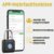 Fingerabdruck Schloss, Anweller Smart Schloss mit Bluetooth, Vorhängeschloss Fingerabdruck, Schloss mit Fingerabdruck Klein für Gym, Büro, Haus, Garten, Schrank u.v.m - 7