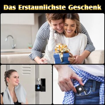 Fingerabdruck Schloss, Anweller Smart Schloss mit Bluetooth, Vorhängeschloss Fingerabdruck, Schloss mit Fingerabdruck Klein für Gym, Büro, Haus, Garten, Schrank u.v.m - 8