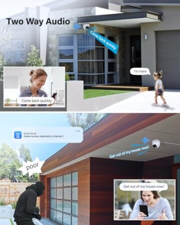 Jennov Überwachungskamera Set mit 10