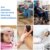 Notrufknopf für Senioren,COTINSE Funkklingel Hausnotruf Intern für Senioren Notruf Patienten Notfallknopf Caregiver Pager Home Alert System Wireless SOS Alarm - 5