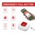 WiFi Smart Notrufknopf für Senioren, Persönlicher SOS Notfallknopf für ältere Patienten, Kinder, WLAN SOS Notruf auf Handy, Hausnotruf, Tuya WiFi Notruf Alarm an Telefon Senden - 3